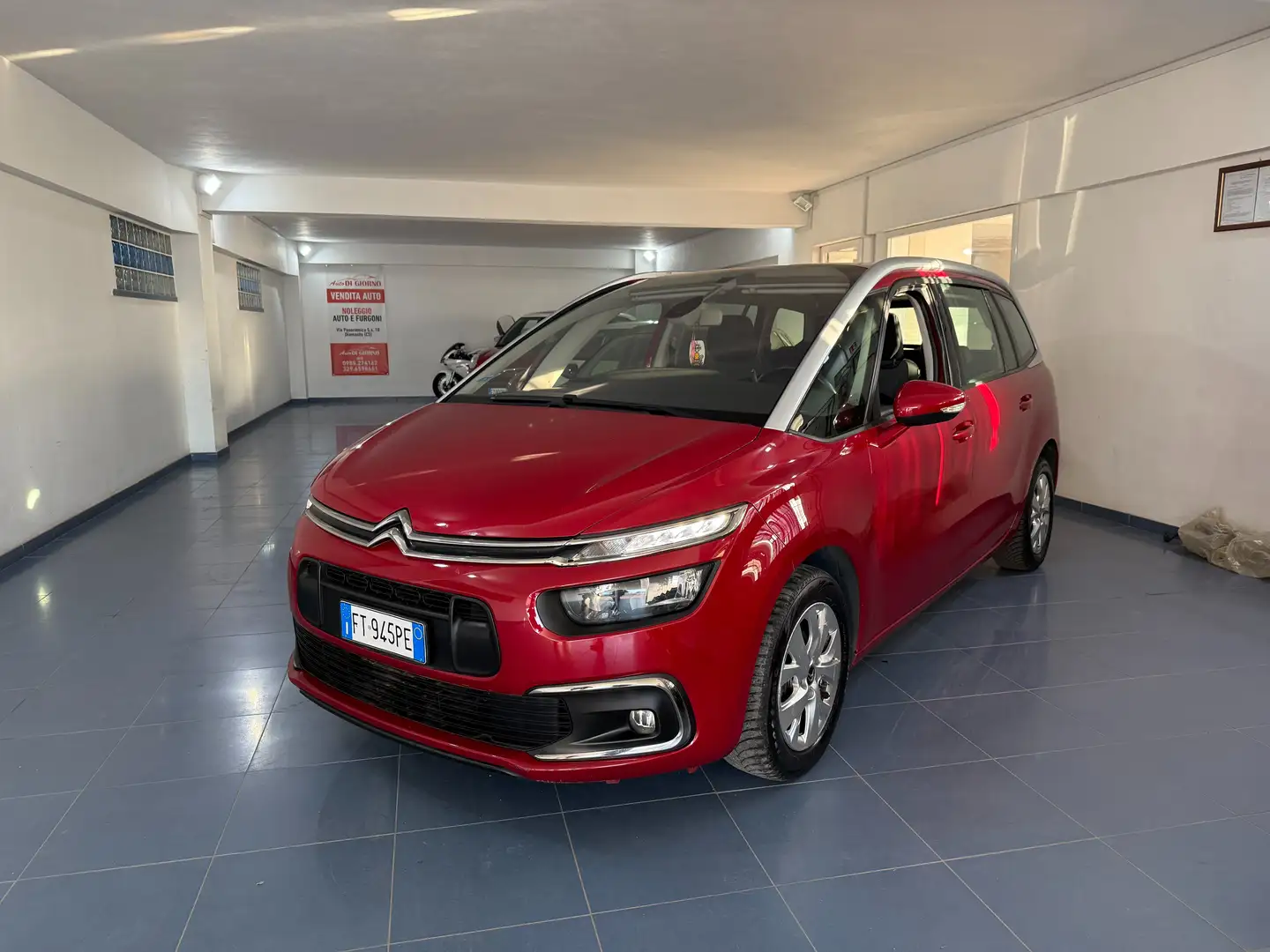 Citroen Grand C4 SpaceTourer BLUEHDI Rojo - 2