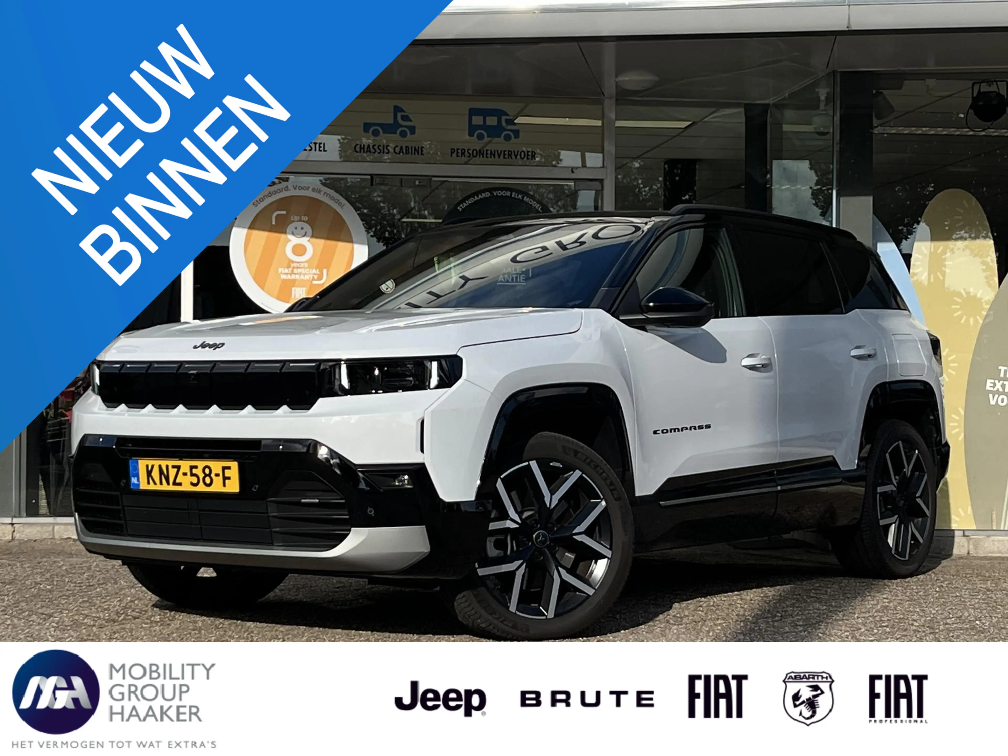 Jeep Compass 1.6 e-Hybrid Plug-In First Edition | Schuif-kantel