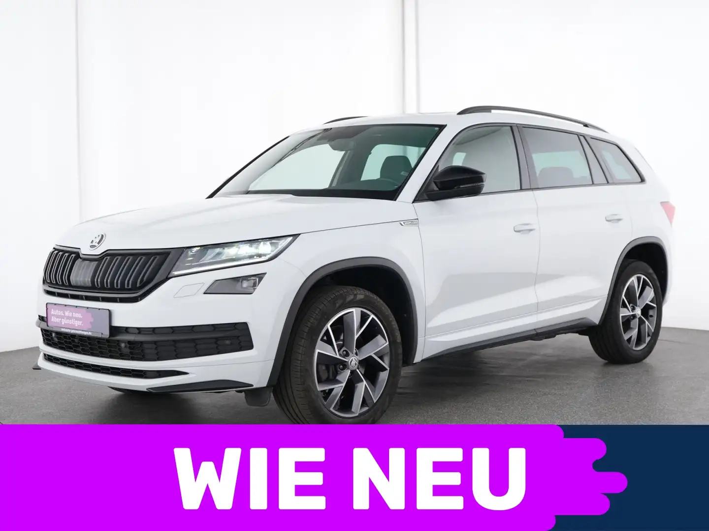 Skoda Kodiaq Sportline Panorama|Navi|Kamera|ACC|AHK|LED Blanc - 1