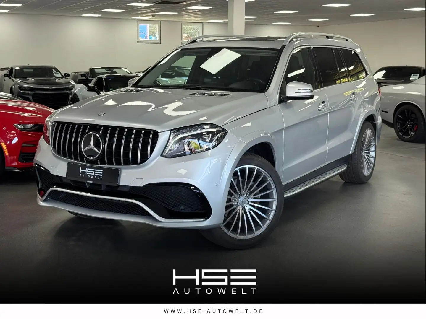 Mercedes-Benz GL 450 4Matic *63 AMG UMBAU / GEPFLEGT / SZH* Silber - 1