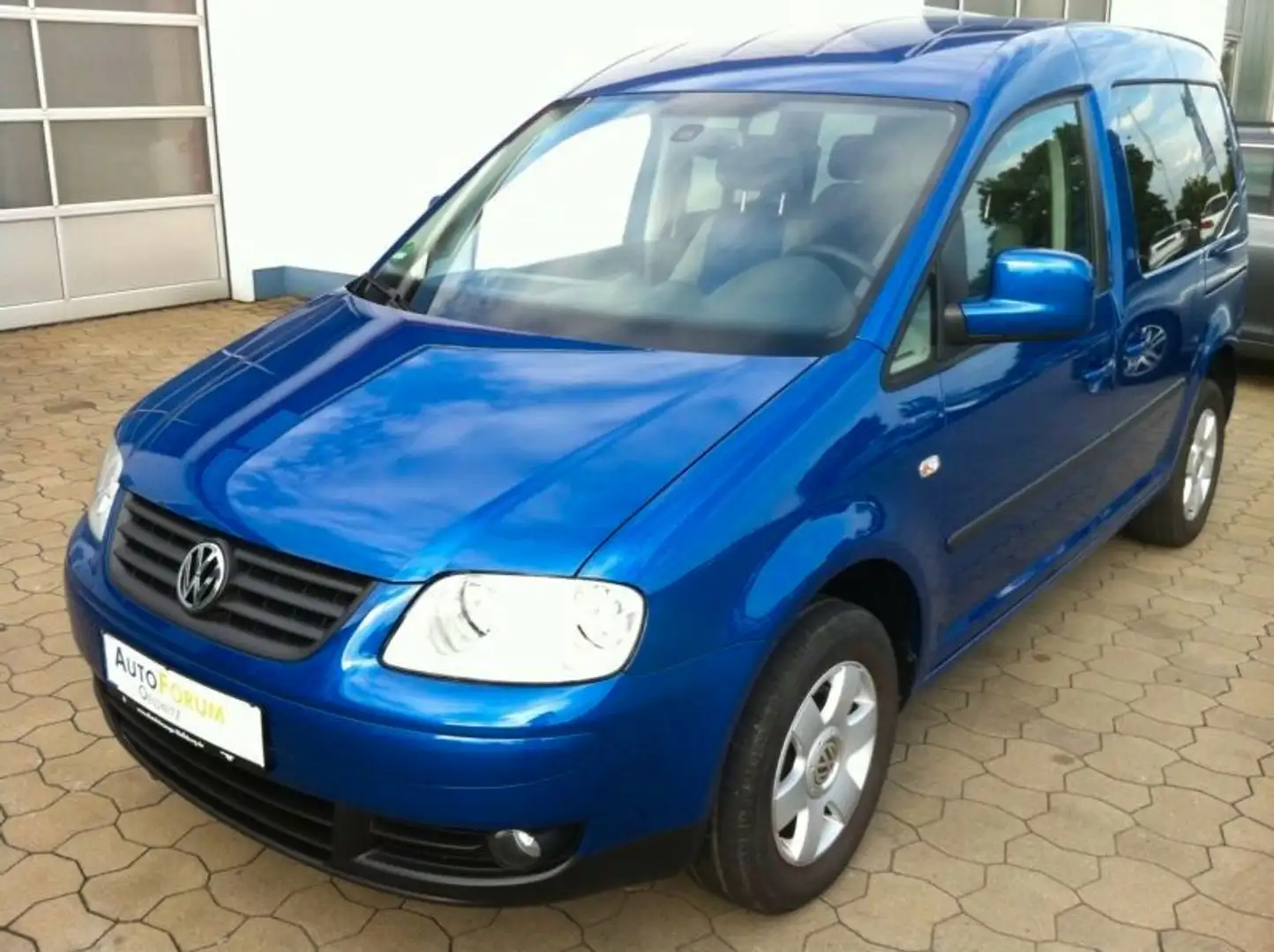 Volkswagen Caddy Life 1,6l  AHK  TÜV NEU ! Blau - 2