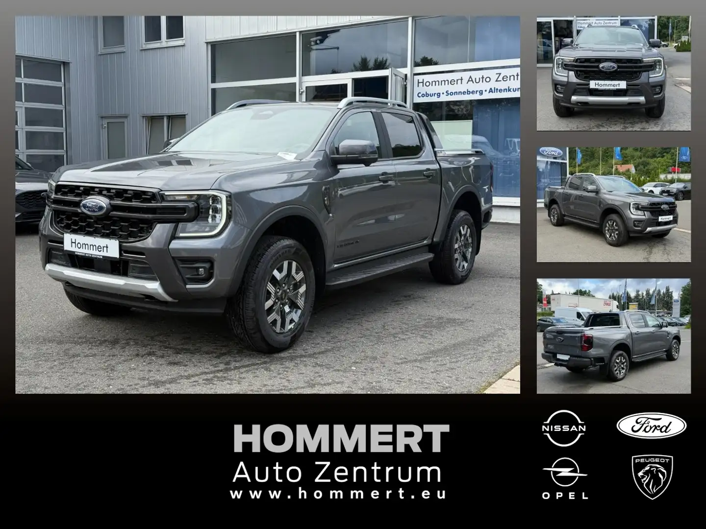 Ford Ranger Wildtrak PHEV 2.3 DoKa NAVI*AHK*SITZH. Grau - 1