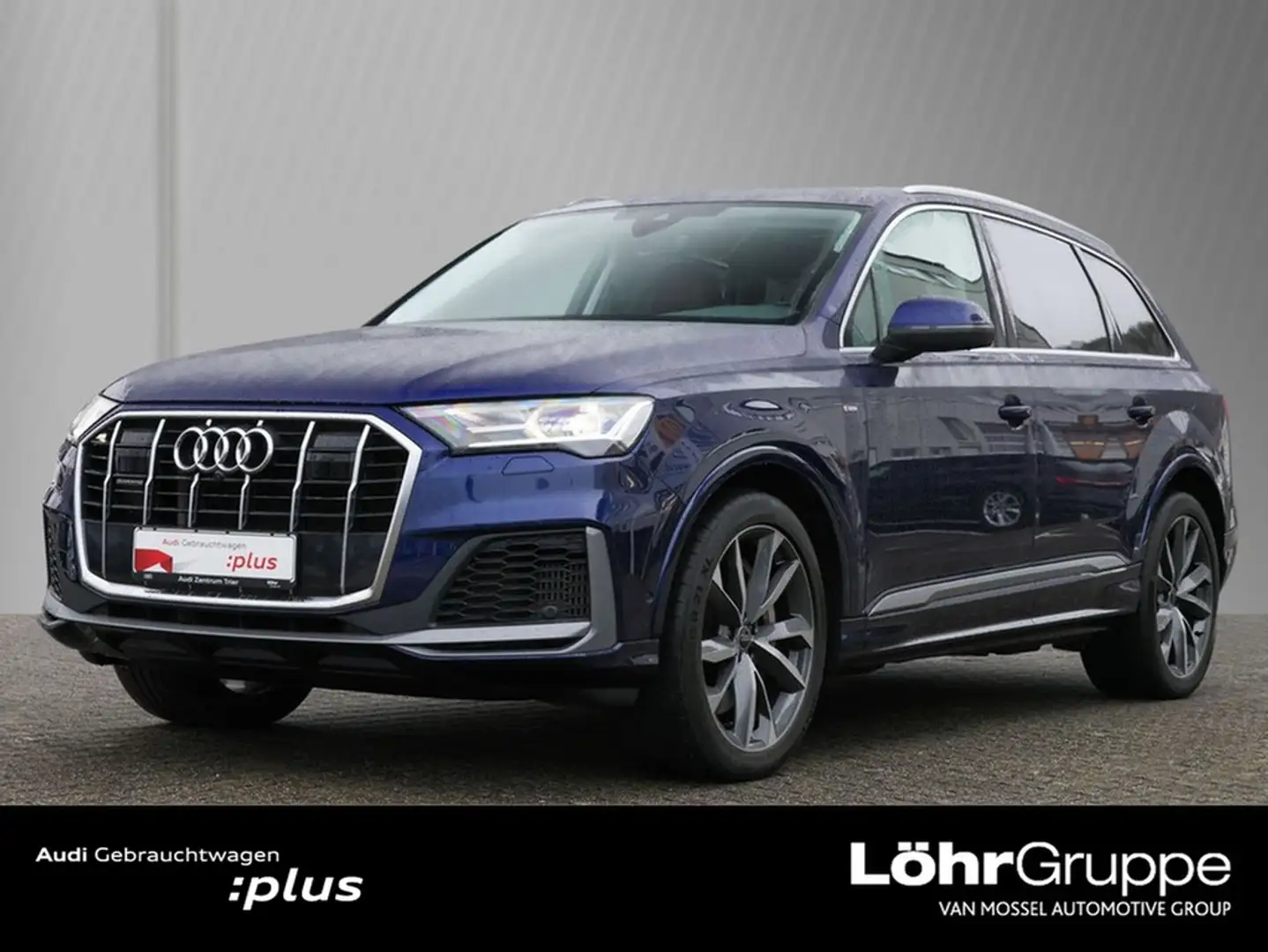 Audi Q7 55 TFSIe quattro S line tiptronic Blau - 1