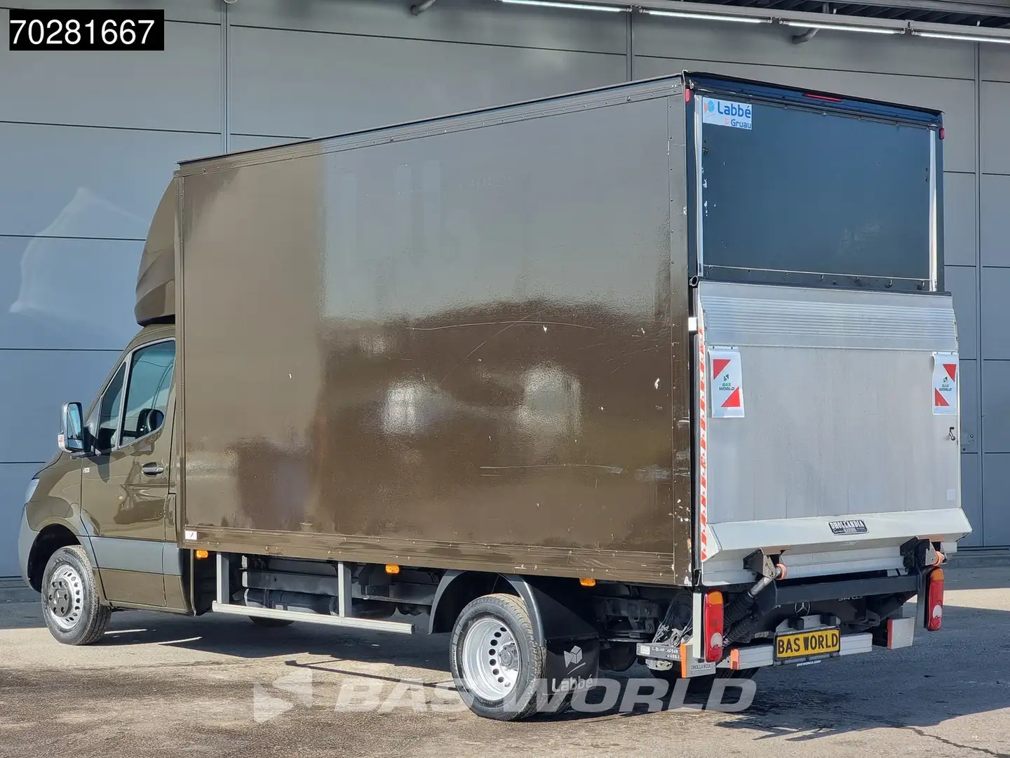 Mercedes-Benz Sprinter 514 CDI Automaat Laadklep Bakwagen Dubbellucht Air Marrón - 2