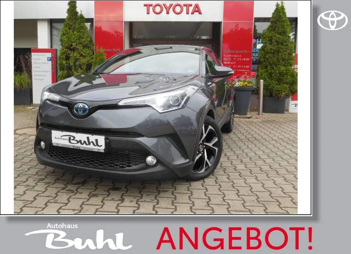 Toyota C-HR Hybrid Team Deutschland aus 1. Hand Šedá - 1