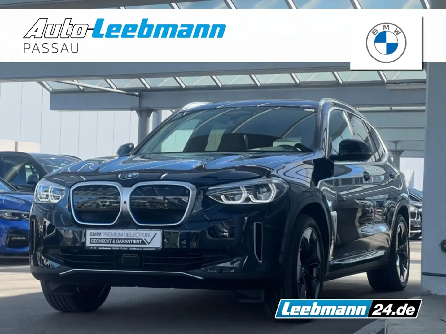 BMW iX3 Impressive AHK/GSD/DA-PROF 2 JAHRE GARANTIE Fekete - 1