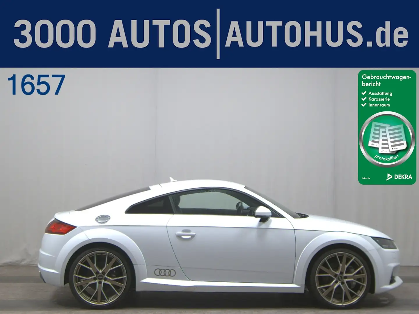 Audi TT 45 2.0 TFSI Coupe Leder Navi+ LED Virtual B&O Weiß - 1