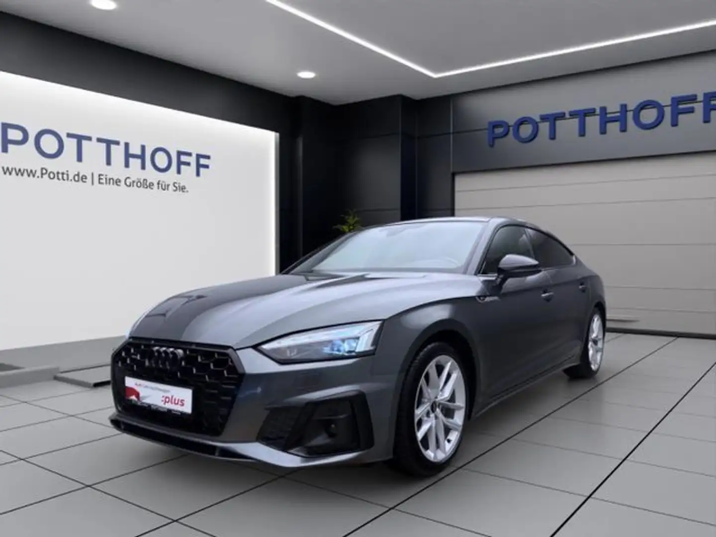 Audi A5 40 TDI Q S LINE NAVI STDHZG AHK PAN Grau - 1