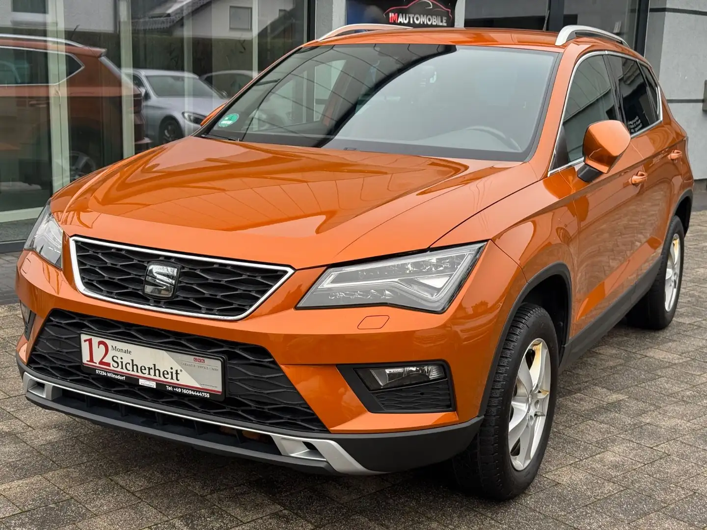 SEAT Ateca Xcellence 2.0 TDI 4Drive*AHK*1.Hand*LED Oranje - 1