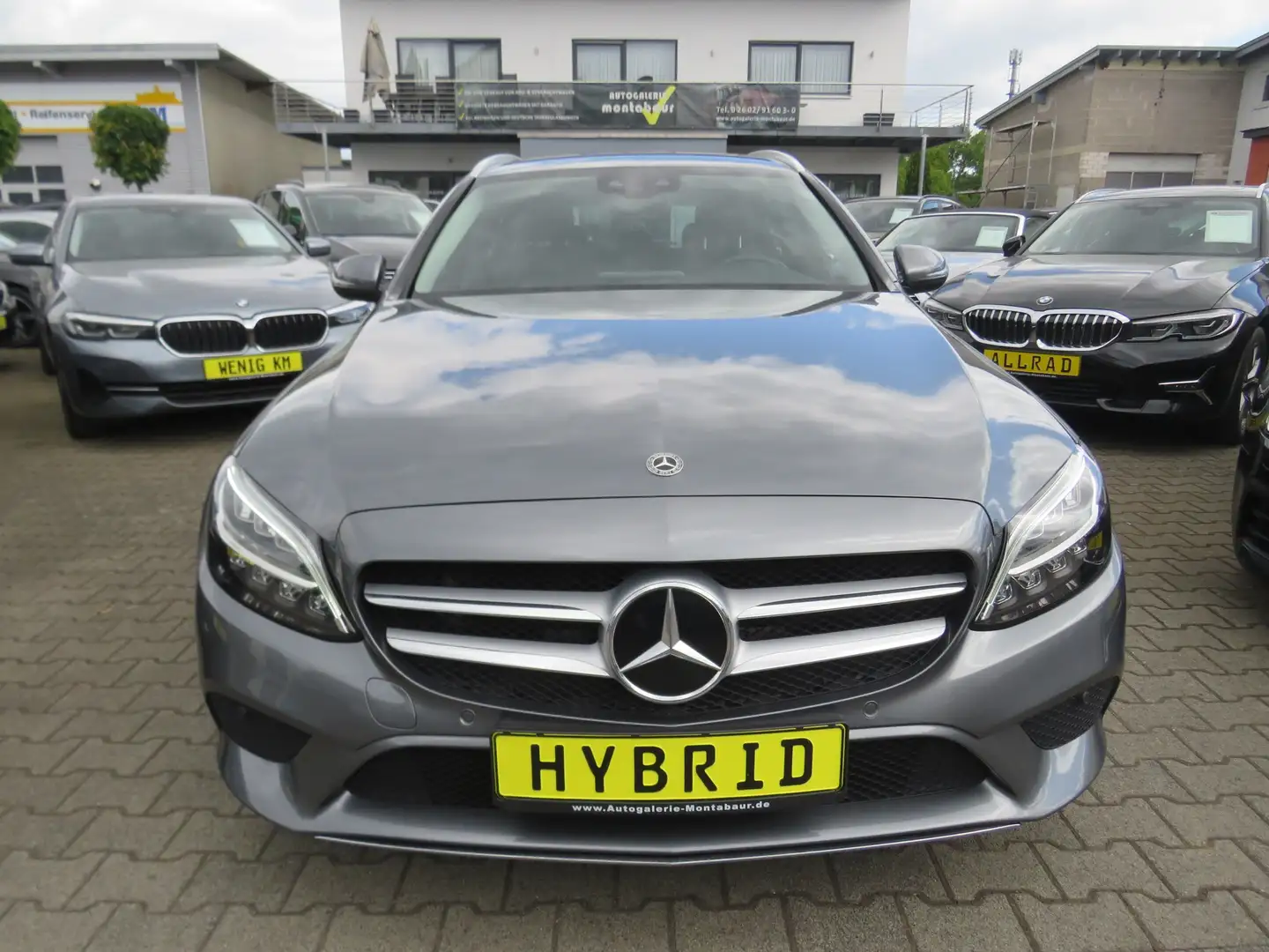 Mercedes-Benz C 300 T de 9-G tronic *1.HAND *AHK *LED *GARANTIE Gris - 2