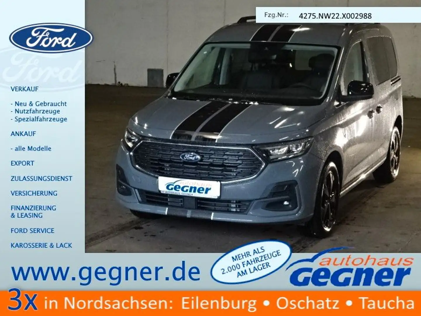 Ford Tourneo Connect Sport LED Klimaautomatik Grau - 1