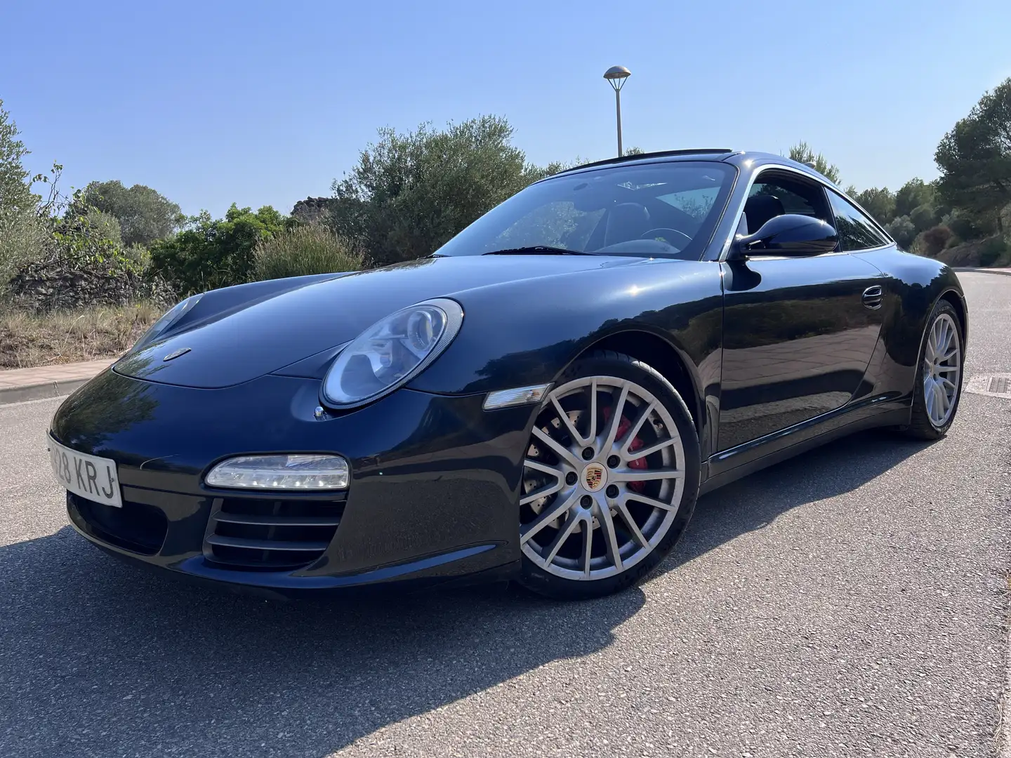 Porsche 997 911 Carrera 4S Targa 3.8i 385 PDK A Bleu - 1
