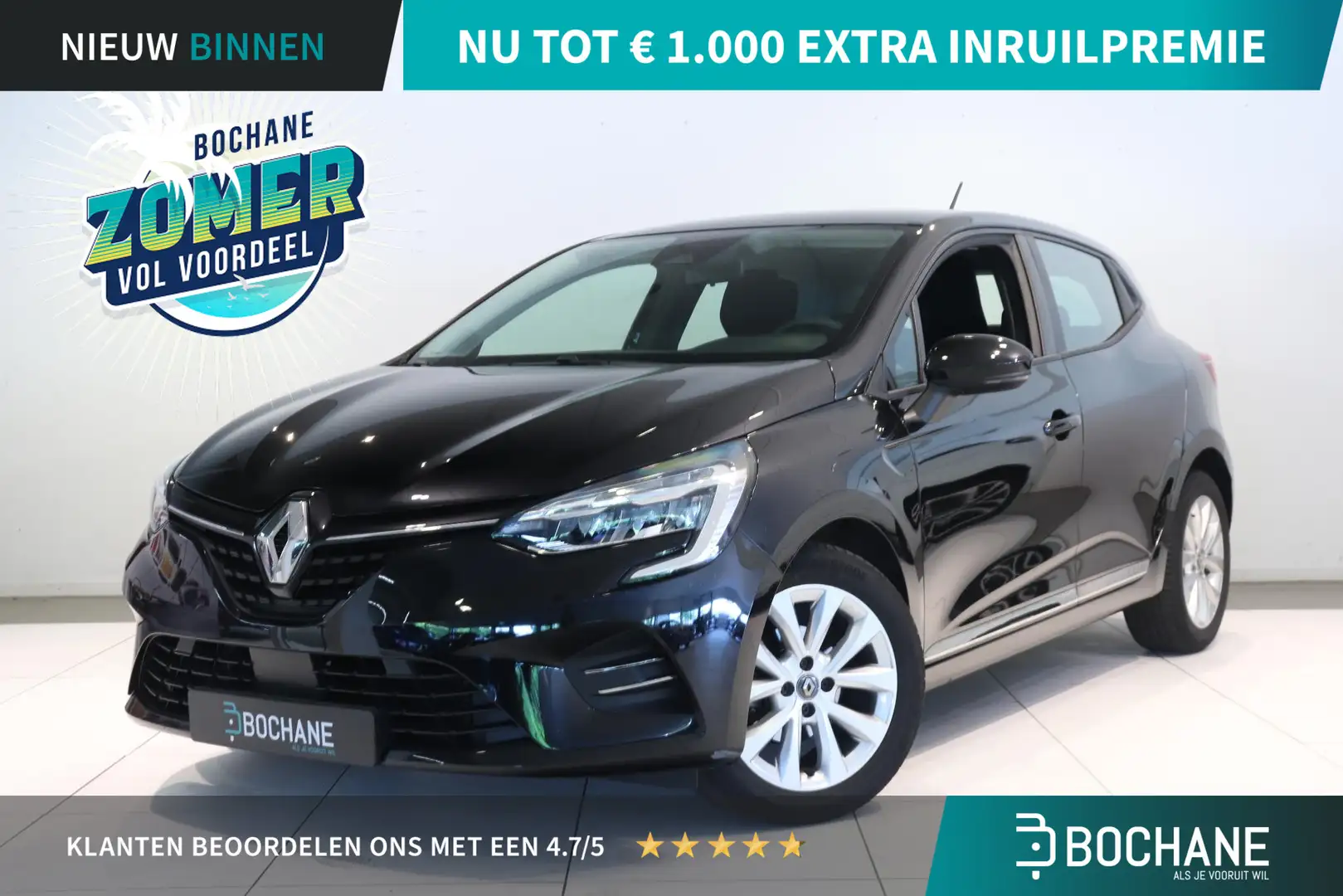 Renault Clio 1.0 TCe Zen | Airco | Parkeersensor | LM Velgen | Zwart - 1