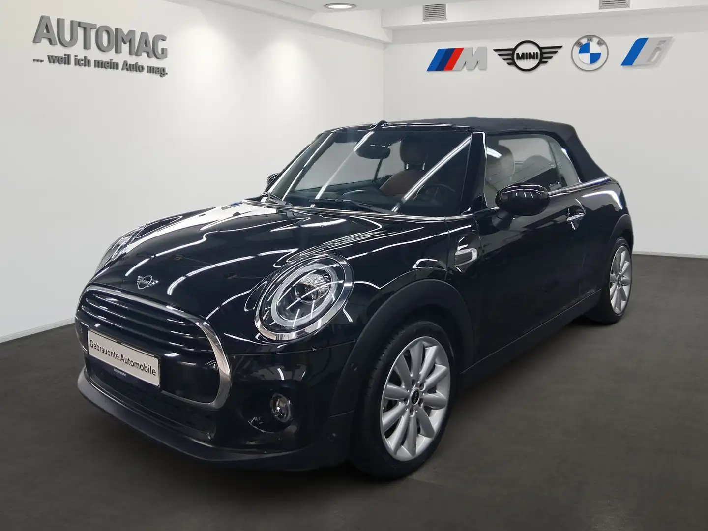 MINI Cooper Cabrio Navi*LED*Pepper*Parkassist*Sportsitz Schwarz - 1