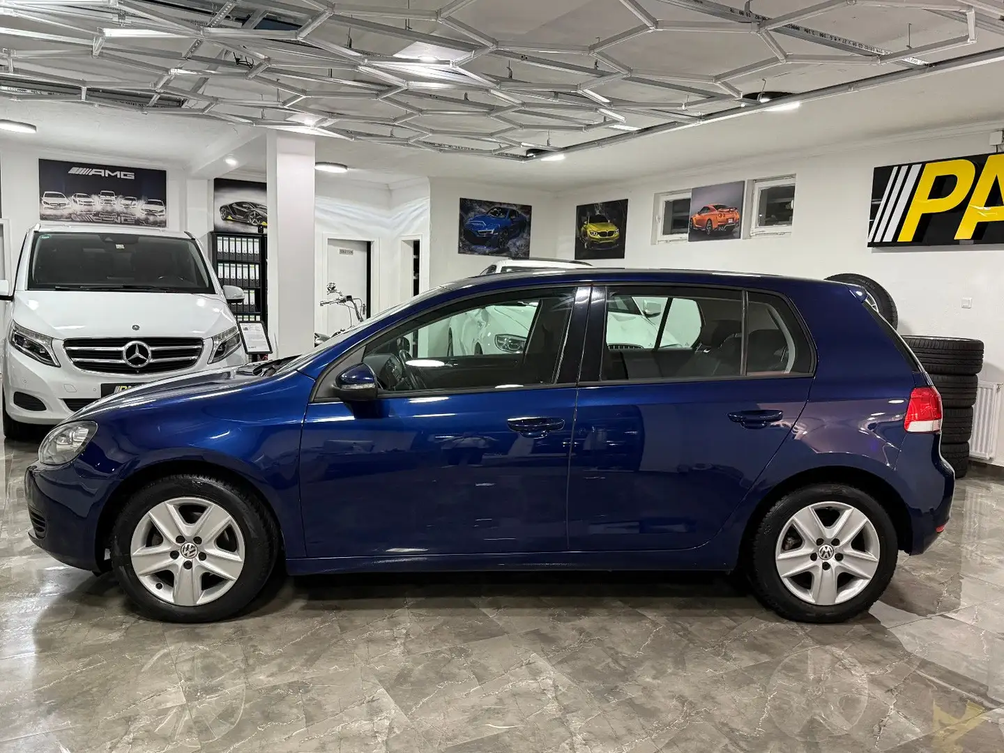 Volkswagen Golf VI 1.6 Comfortline / Automatik Klimaanlage Blau - 2