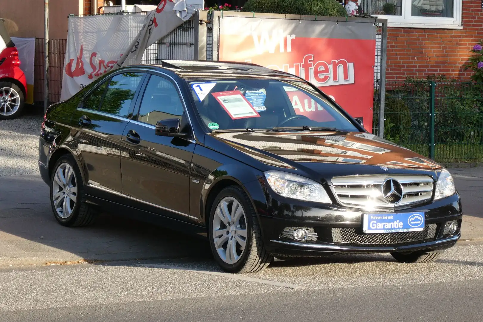 Mercedes-Benz C 180 K BlueEFFICIENCY AVANTGARDE 1.Hand TÜV NEU Negro - 1