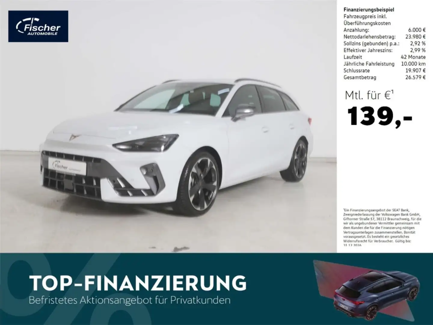 CUPRA Leon Sportstourer 1.5 eTSI Weiß - 1