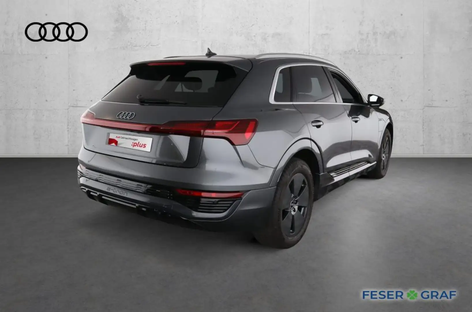 Audi Q8 e-tron 55 e-tron S line/HuD/Matrix/Sitzbelüf/Luft/Air/ACC Grau - 2