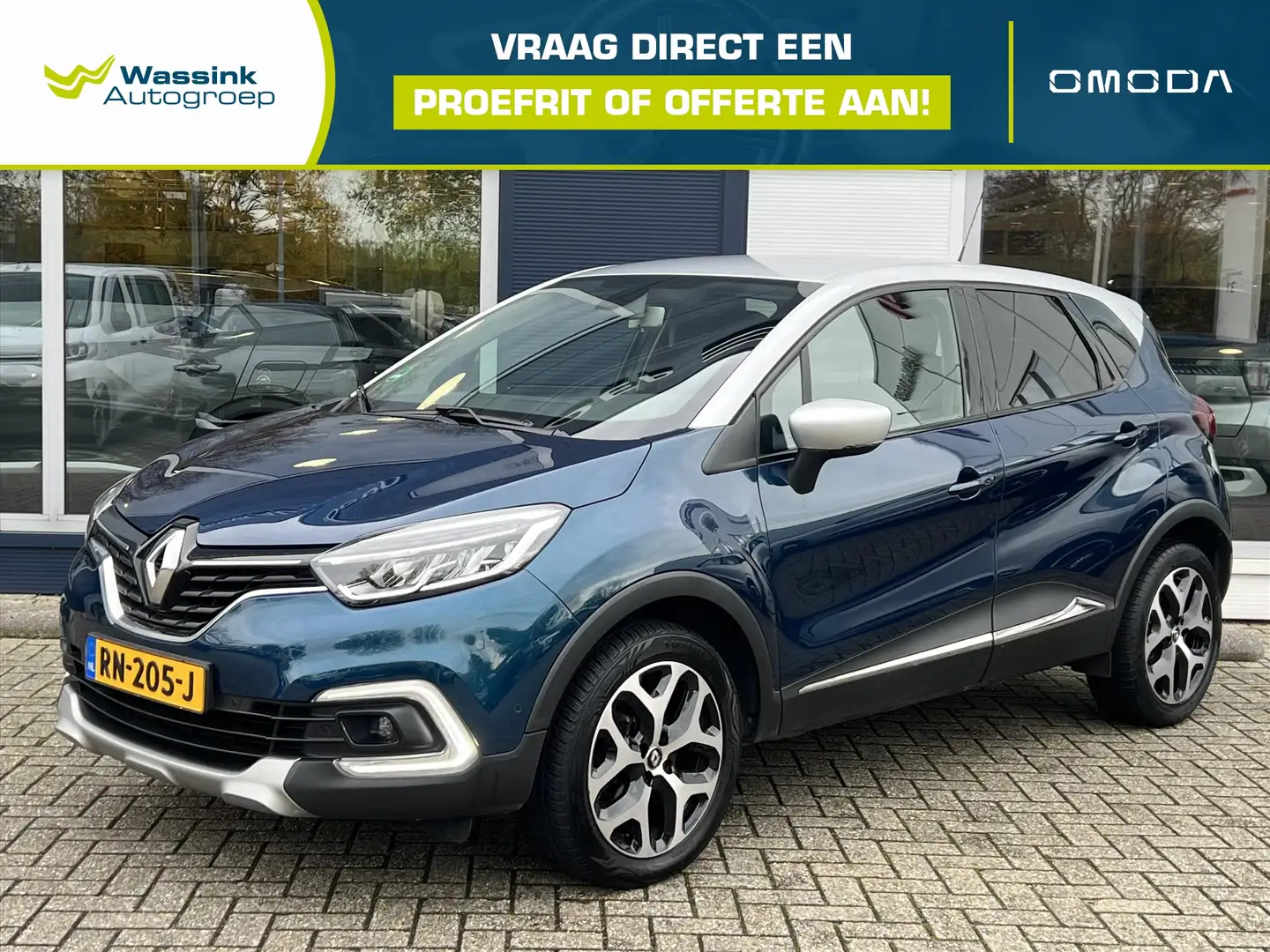 Renault Captur 90pk Intens | All Seasonbanden | Cruise Control | Blauw - 1