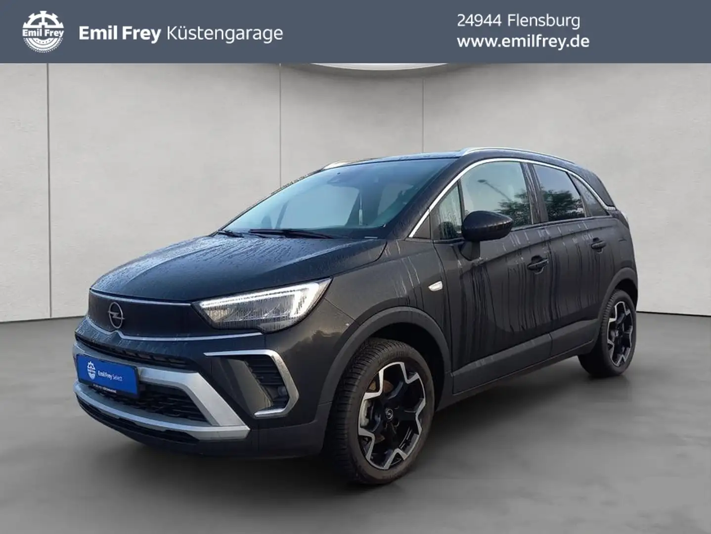 Opel Crossland Crossland 1.2 Automatik Elegance AHK, HEAD-Up-Di Negro - 1