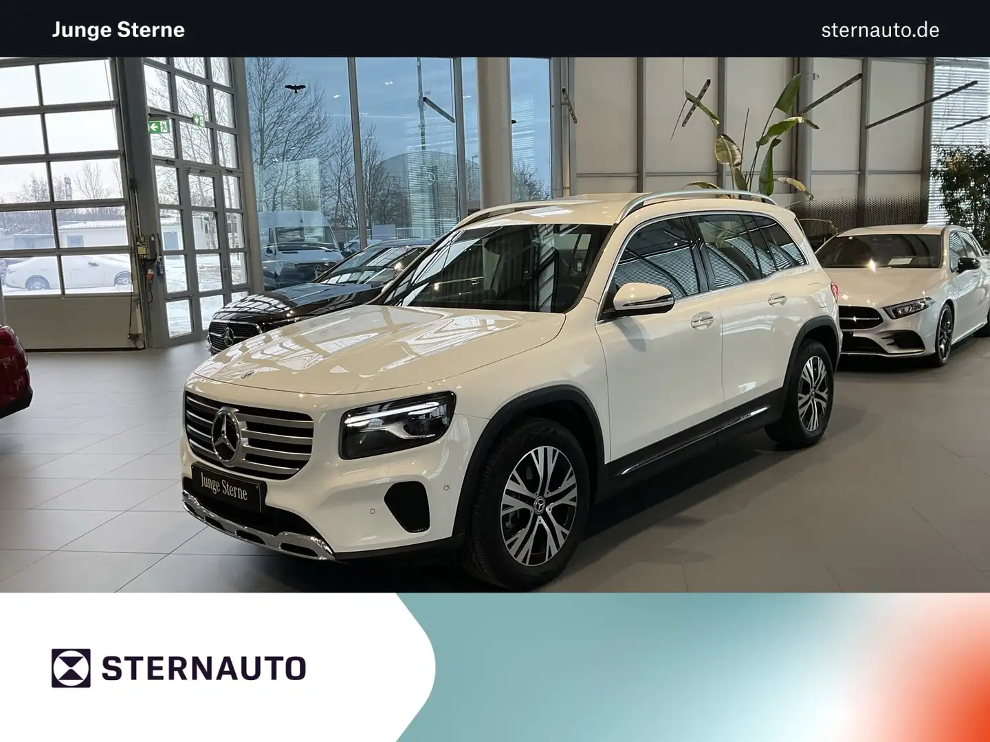 Mercedes-Benz GLB 200 GLB 200 d Progr Multibeam RüKam Distro AHK Keyl Weiß - 1