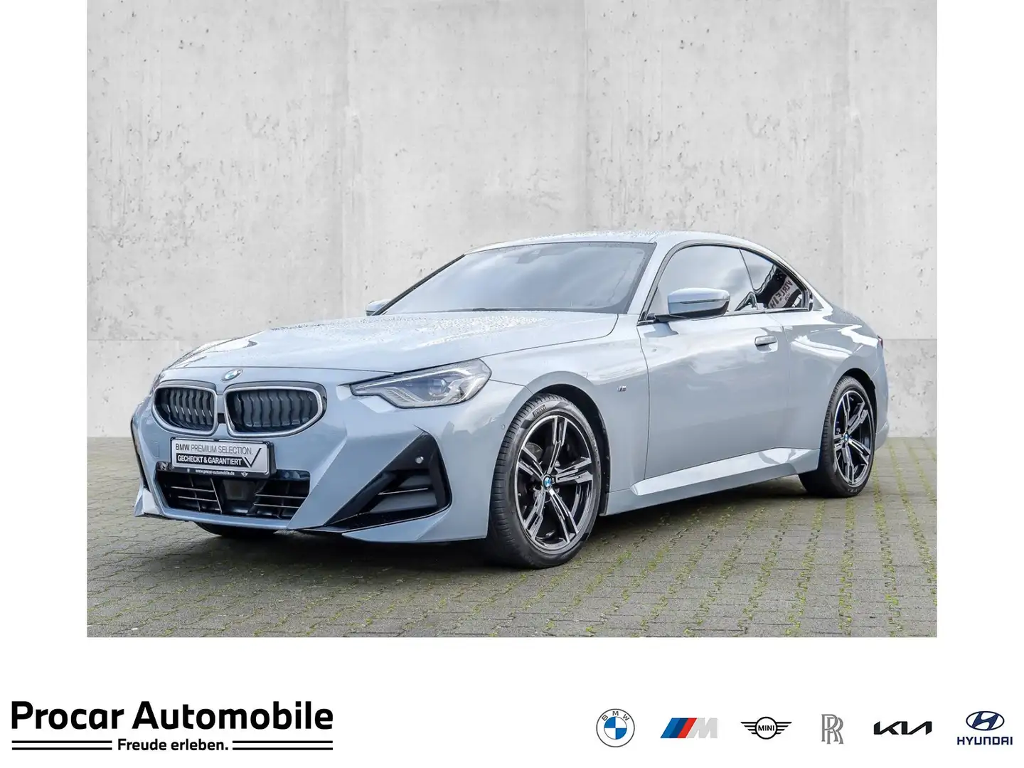 BMW 218 i Coupé M Sport LED Widescreen HiFi PA Komfort Grau - 1