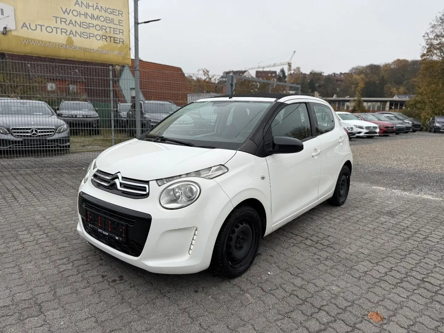 Citroen C1 Airscape Shine 1.2 Klima Faltdach Media RFK Wit - 1