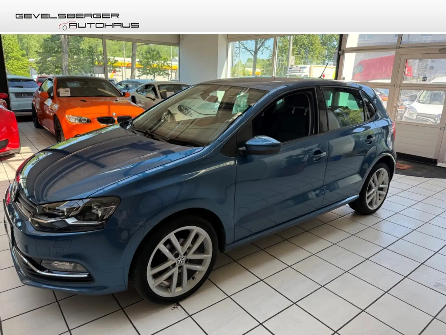 Volkswagen Polo V Highline BMT Start-Stopp 1.2 TSI Klima,AHK,1 Han Blau - 1