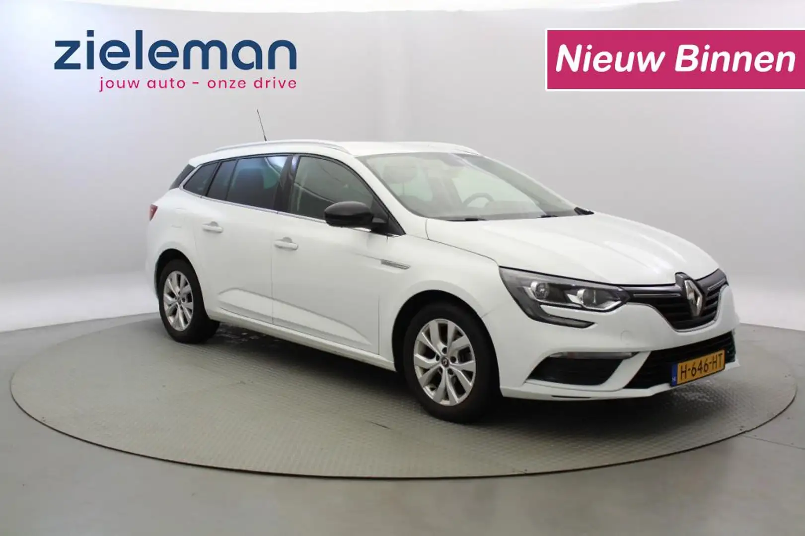 Renault Megane 1.3 TCe Estate Limited - Trekhaak, Navi, 140 PK Wit - 1