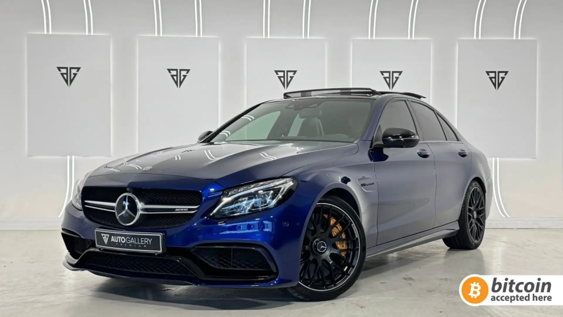 Mercedes-Benz C 63 AMG S Speedshift MCT 9G Azul - 1