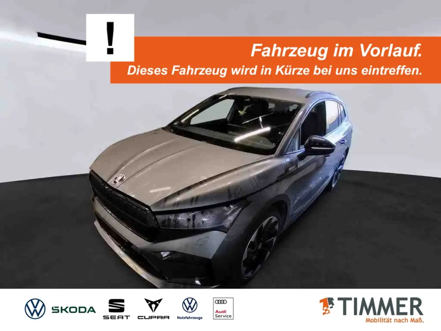 Skoda Enyaq 60 SPORTLINE +WÄPU +21" +MATRIX +ACC +RKAM +NAVI Grau - 1