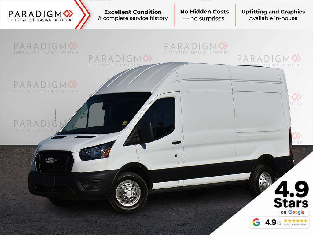 White 2026 Ford Transit Cargo Van All-Wheel Drive Automatic
