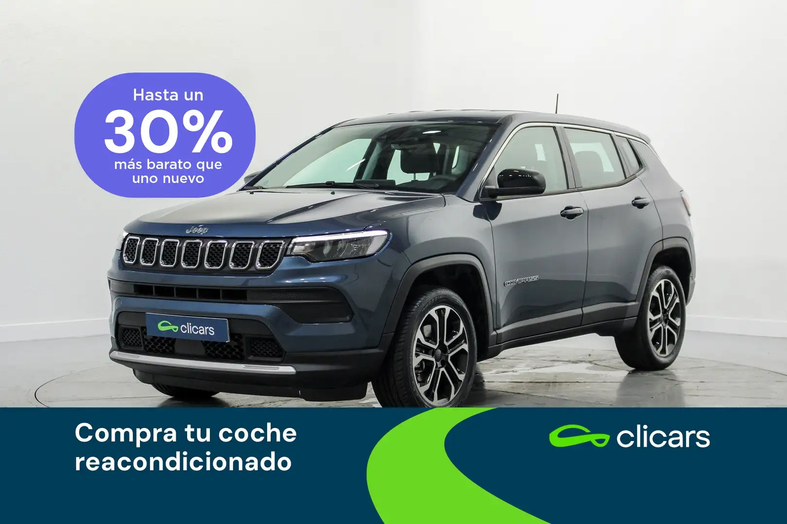 Jeep Compass 1.5 MHEV Altitude FWD DCT Azul - 1