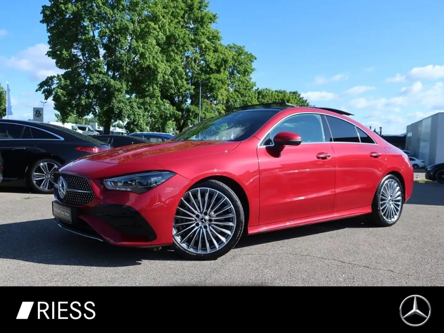 Mercedes-Benz CLA 250 4M Cp AMG SPORT PANO BURM MULTIB WINTER Rood - 1