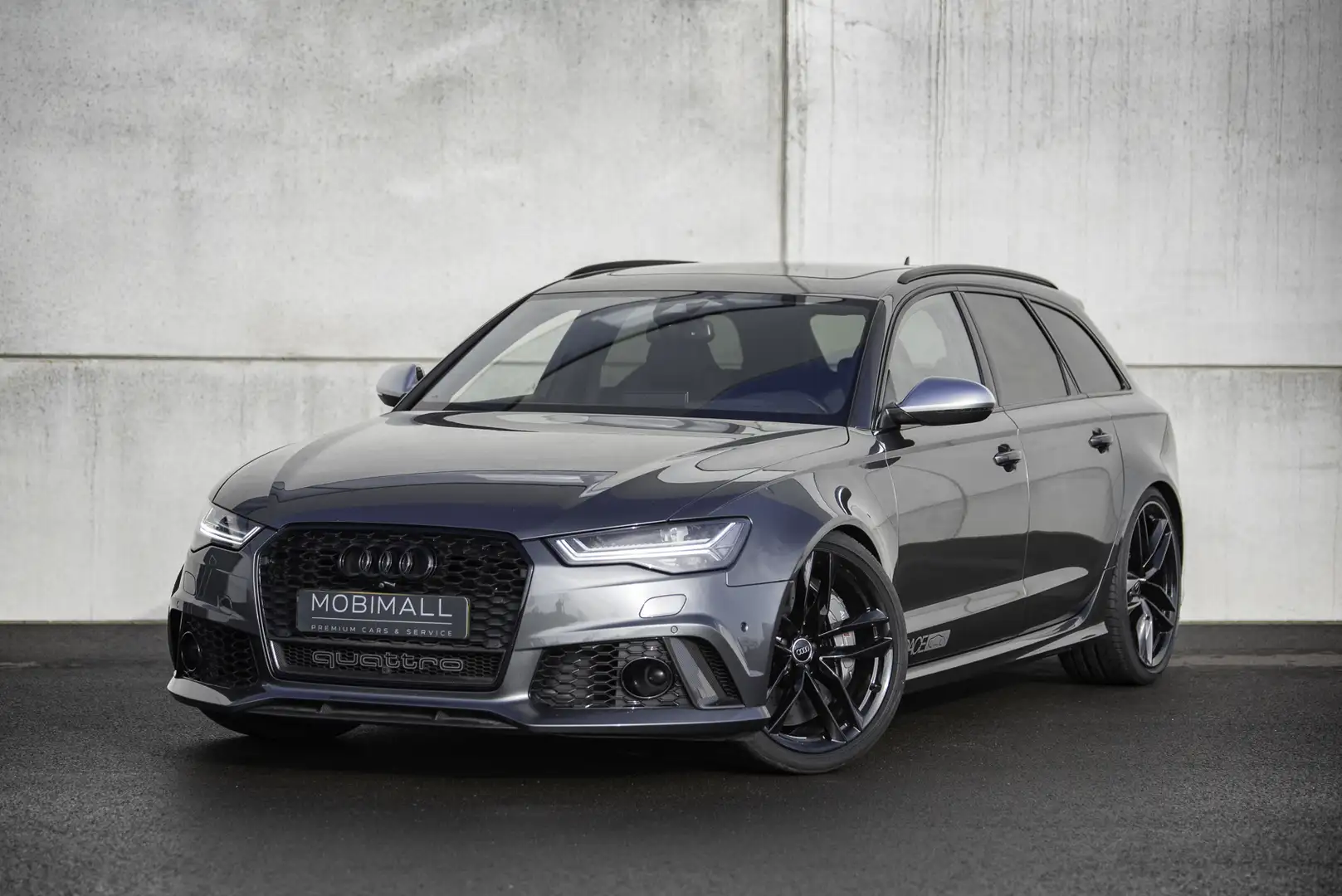 Audi RS6 4.0 TFSI quattro performance Pro Line Plus Pano / Grijs - 1