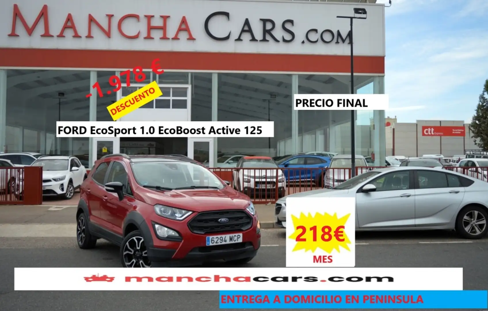 Ford EcoSport 1.0 EcoBoost Active 125 Rot - 1