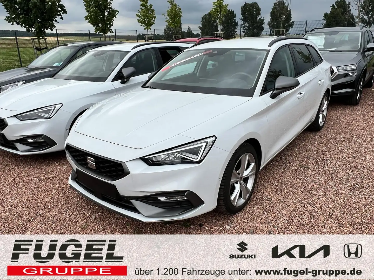 SEAT Leon ST 1.5 eTSI DSG FR Navi|ACC|LED|Winter|RFK|Sport Weiß - 1