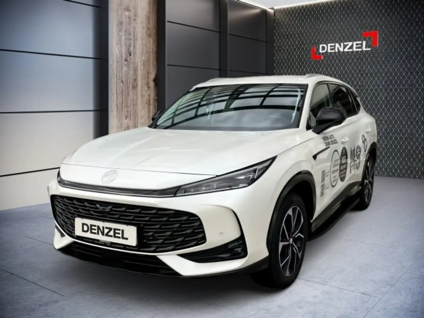 MG HS PHEV+ Luxury Teilleder Schwarz Blanc - 2