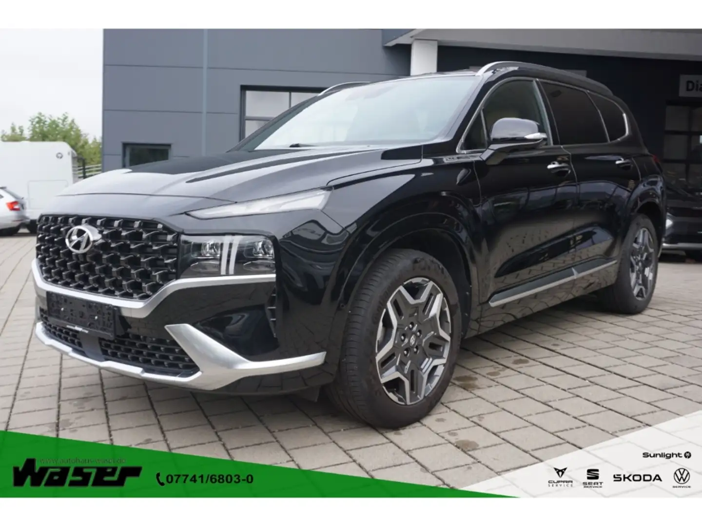 Hyundai SANTA FE 1.6 T-GDI PHEV 4WD Signature Aut. LED Navi Krell Noir - 1