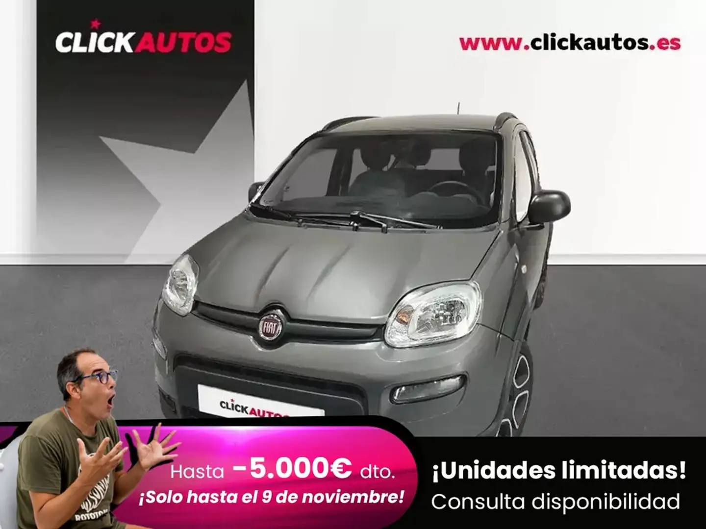 Fiat Panda 1.0 GSE 70CV City Life Hybrid Connect 4pl. Gris - 1