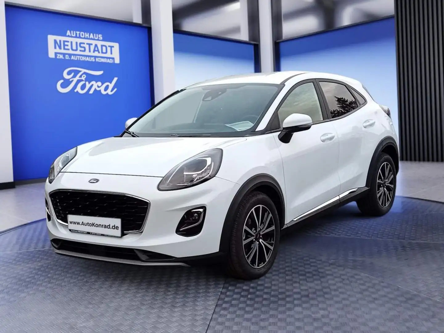 Ford Puma 1.0 MHEV Aut. TITANIUM *Winter+KomfortPk* Blanc - 1