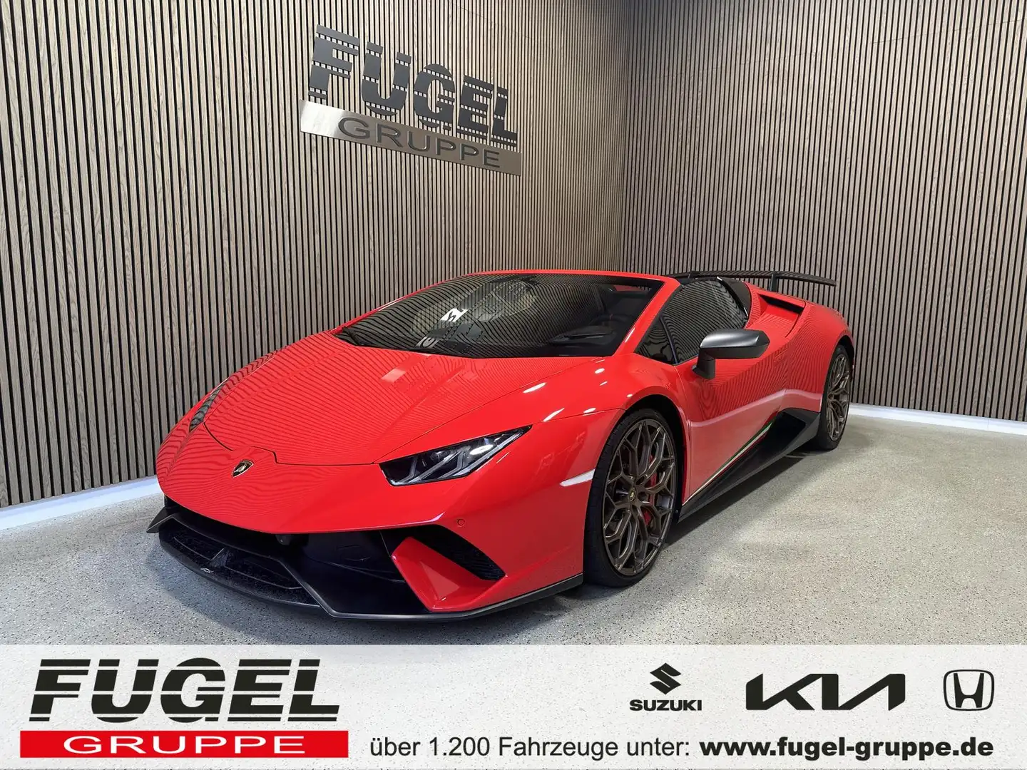 Lamborghini Huracán Performante Spyder Lift | Forget-Carbon | Alcantar Rot - 1