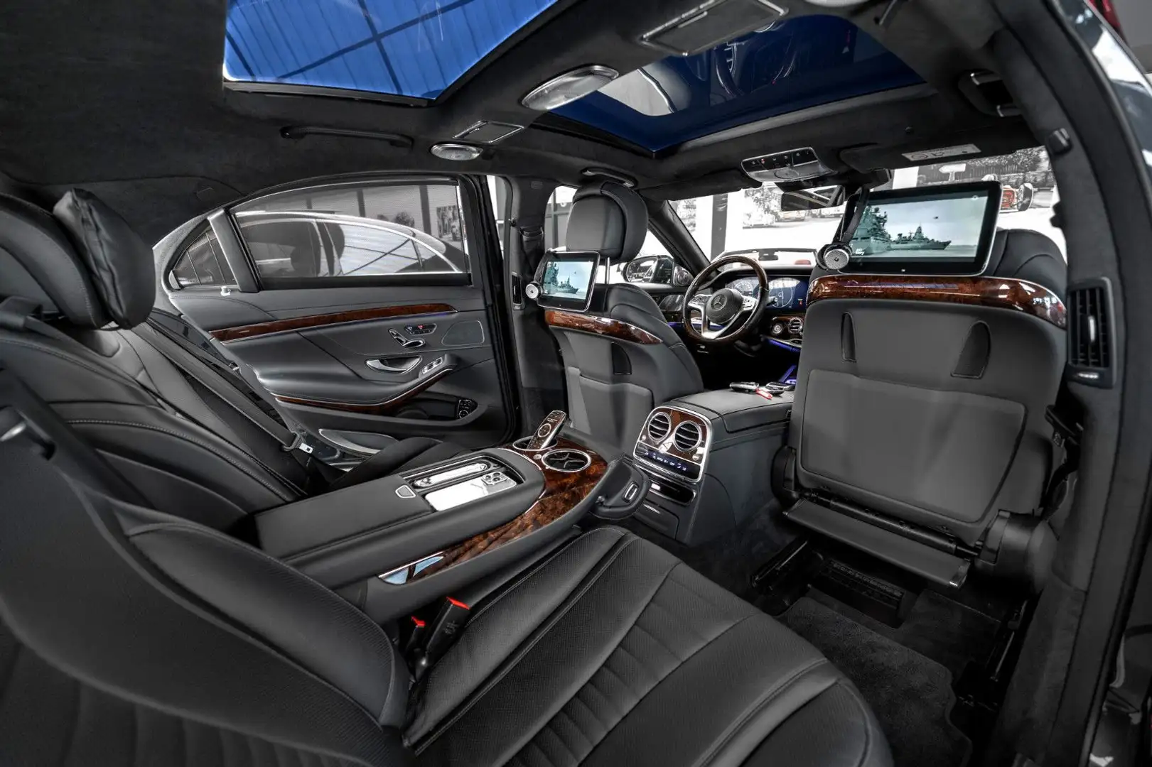 Mercedes-Benz S 560 4M LANG #NP182€ #3D-BURM #FOND-TV #SKY-MAG Blau - 1