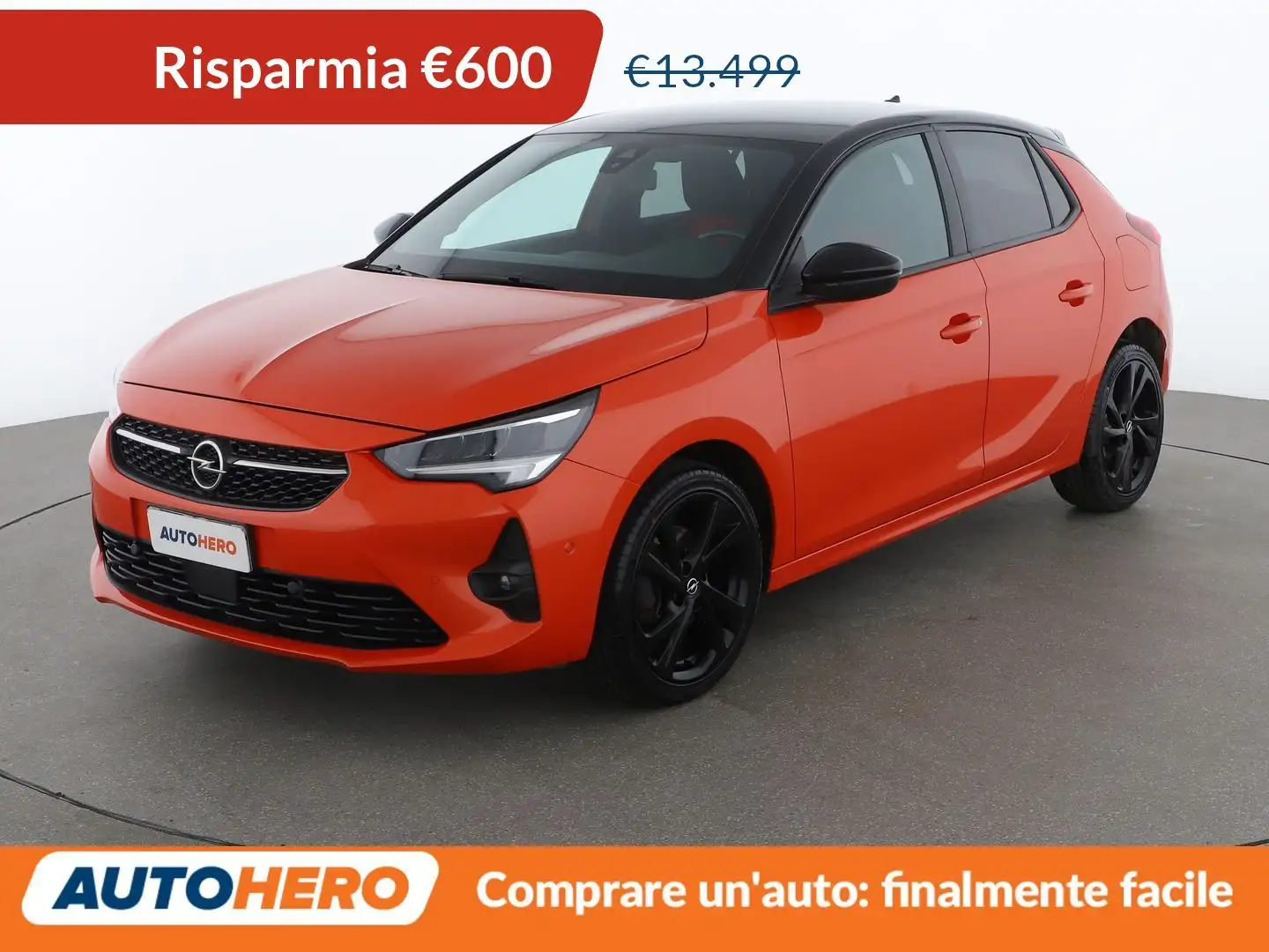 Opel Corsa 1.2 Turbo GS Line 100 CV Orange - 1