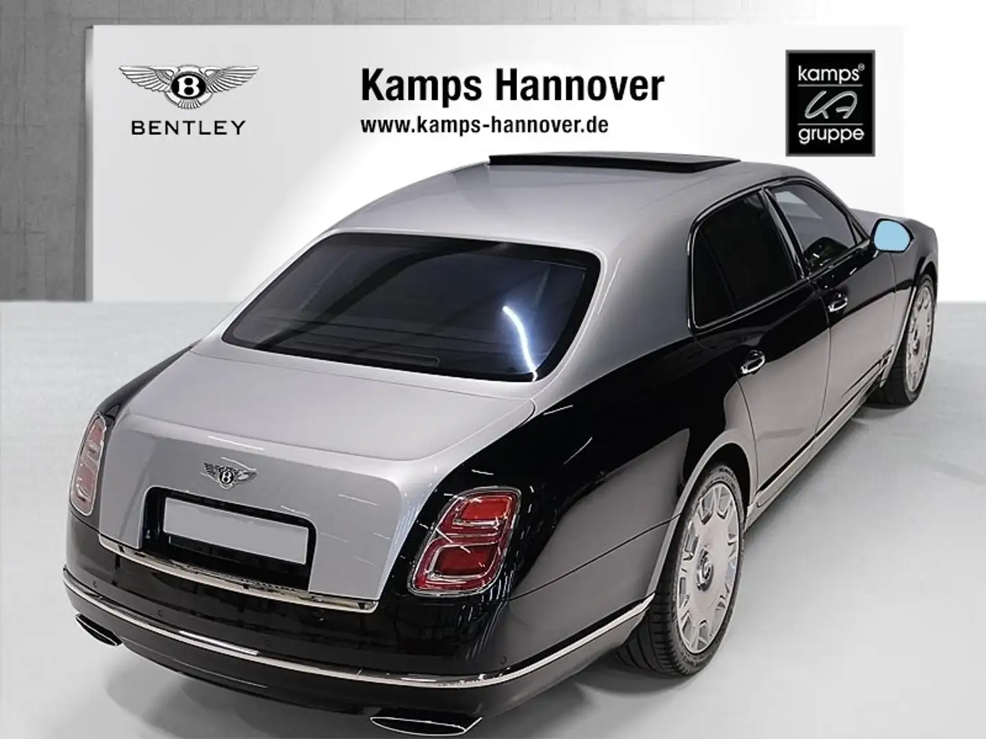 Bentley Mulsanne *Duo Tone*Glasdach*Diamond Quilting* Negro - 2
