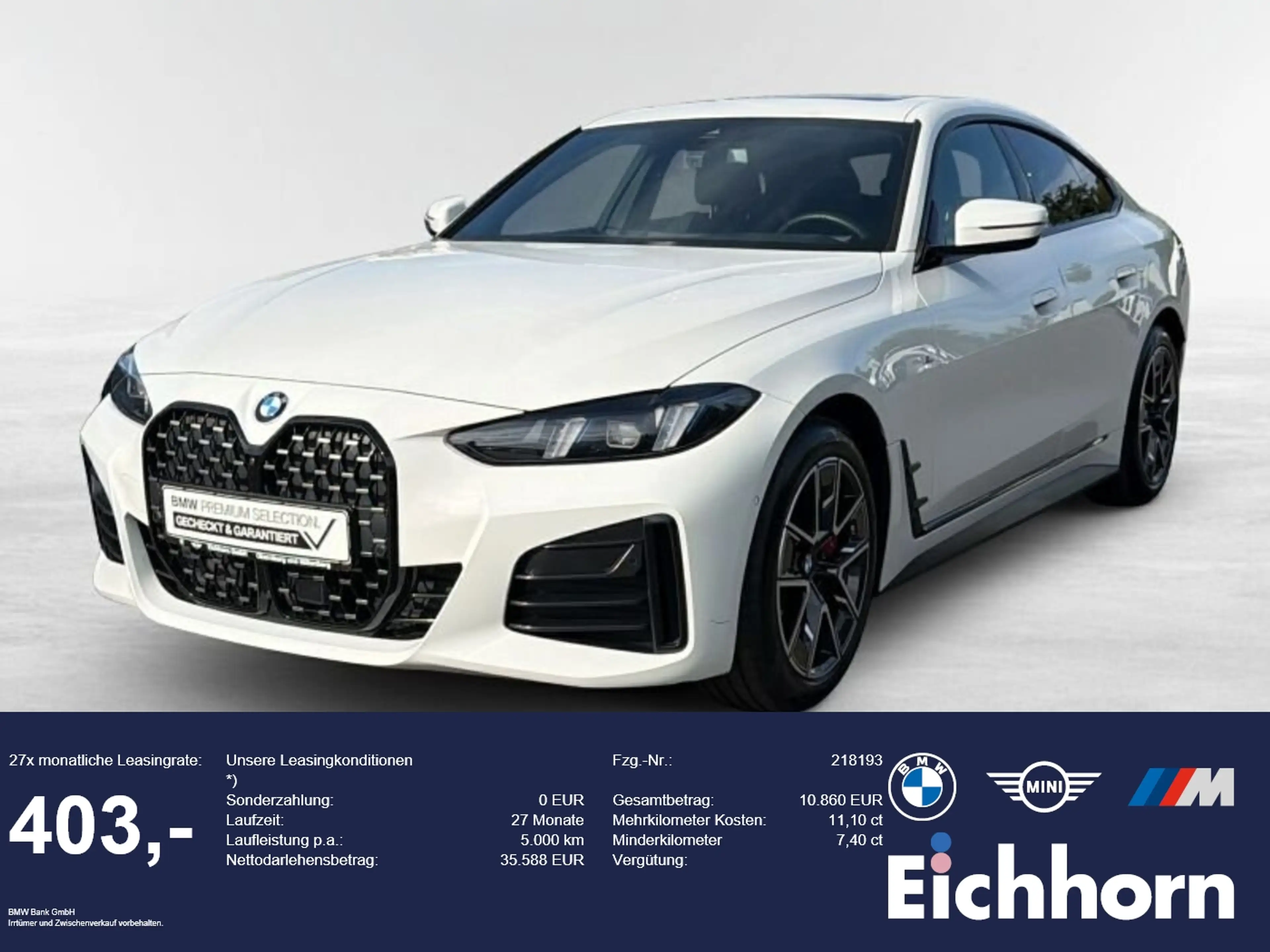BMW 420 d Gran Coupé M Sportpaket