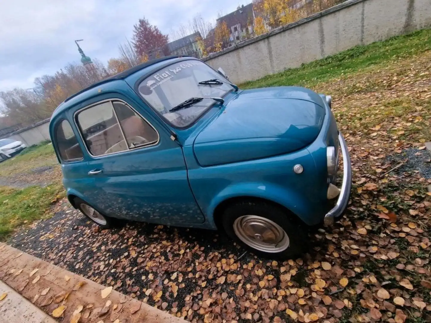 Fiat 500 Rund Tacho Blau - 2