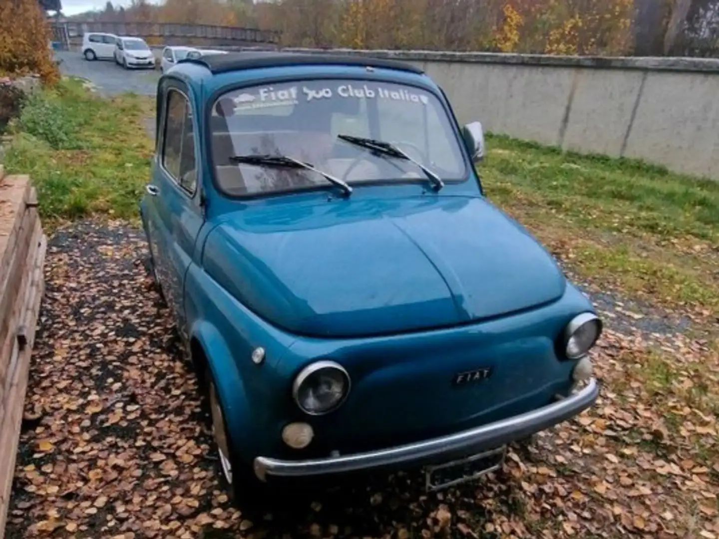 Fiat 500 Rund Tacho Blau - 1