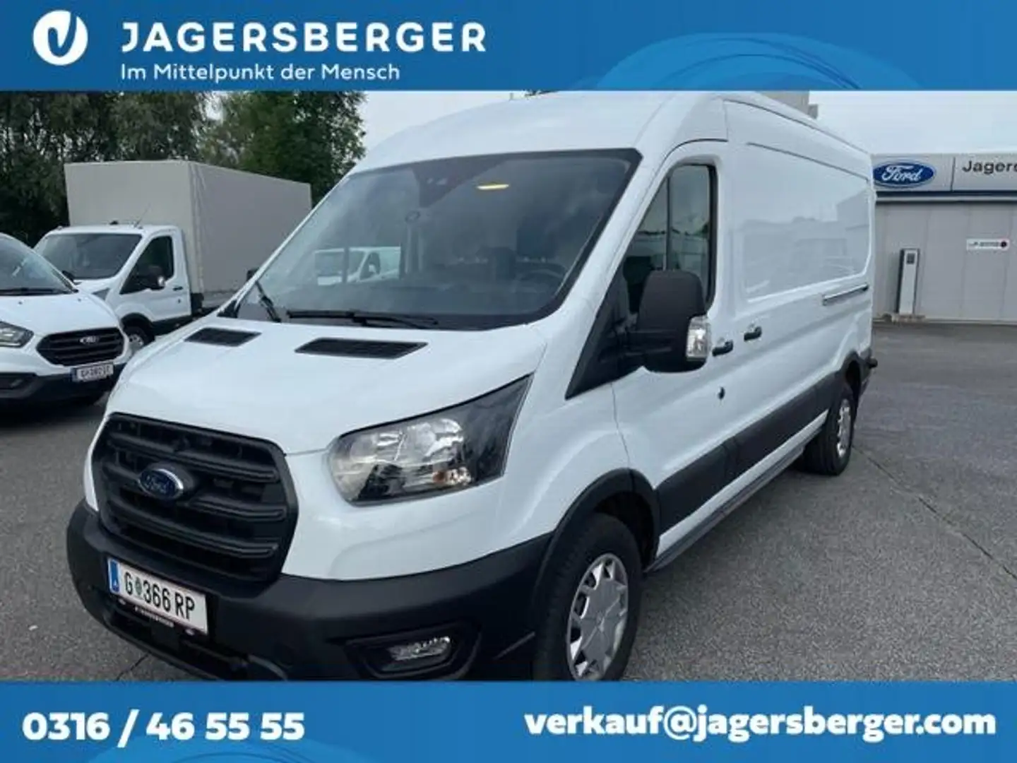 Ford Transit Kasten 2,0 EcoBlue L3H2 350 Trend Weiß - 1