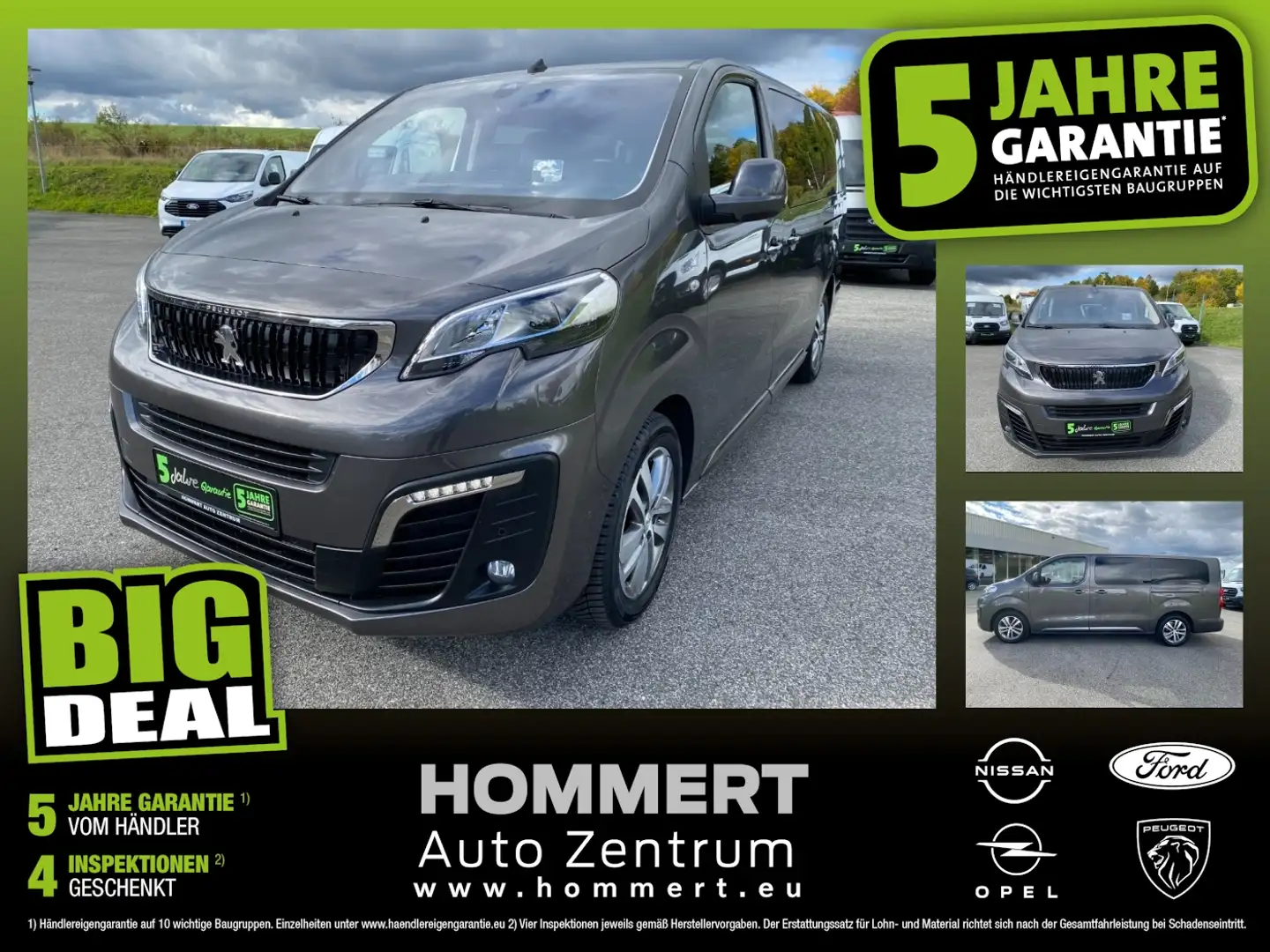 Peugeot Traveller 2.0 BlueHDi 180 FAP L3 Navi+ACC+AHK Grigio - 1